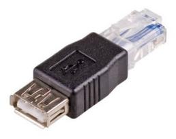 Akyga Adapter USB / RJ-45 Black