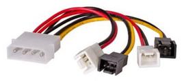 Akyga Adapter Molex / 2x3-pin 0.15m