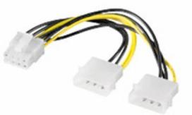 OEM Molex x2 Male To 8pin