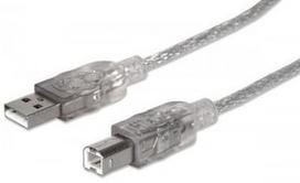 usb 2.0 a b cable - Manhattan Cable USB to USB 5m - 1 nuotrauka
