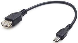 Gembird Cable USB to USB-micro Black 0.15m