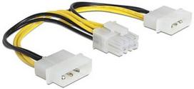 Delock Cable EPS / Molex x2 0.15m
