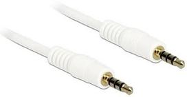 3.5 mm kistukas - Delock Stereo Cable Stereo / Stereo White 1m - 1 nuotrauka