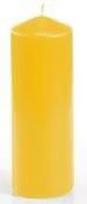 Pap Star Candle 6x16,5CM Yellow