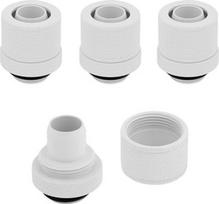 Corsair Hydro X Series XF Compression 10/13mm ID/OD Fitting Four Pack White
