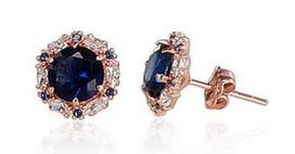 Diamond Sky 14K Red Gold Earrings Andromeda II Solid Gold 585
