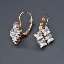 Diamond Sky Earrings Crystal Twister With Swarovski Crystals