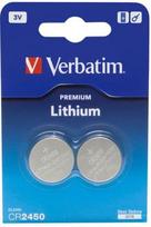 Verbatim Lithium Battery 3V CR2450 2pcs
