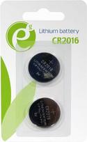 cr2016 - Energenie Button Cell CR2016 3V 2-Pack EG-BA-CR2016-01 - 1 nuotrauka