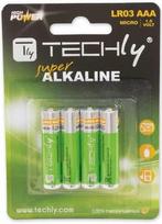 Techly Alkaline Batteries 4x AAA