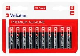 battery aa - Verbatim Alkaline Battery AA 10pcs - 1 nuotrauka