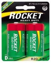 Rocket R20-2BB D Batteries 2x