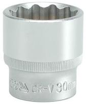 raktu rinkinys - Yato Bihexagonal Socket 1/2" 30mm - 1 nuotrauka