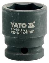 21 mm raktu galvutes - Yato Hexagonal Impact Socket 1/2'' 24mm - 1 nuotrauka