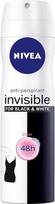 Nivea Invisible For Black & White Clear Anti-Perspirant 48h Deo Spray 200ml