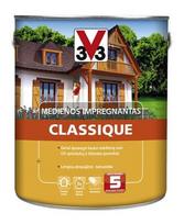 Medienos impregnantas V33 Classique, tamsaus ąžuolo spalvos, 0.75 l