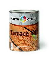 Aliejus terasoms su tungu Pentacolor Terrace Oil, juodas, 0.9 l