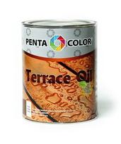 Aliejus terasoms su tungu Pentacolor Terrace Oil, šviesiai rudas, 0.9 l