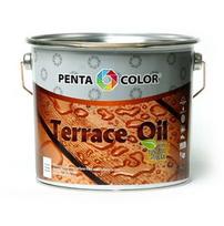 Tungų aliejus terasoms Pentacolor Terrace Oil, rudas, 2.7 l