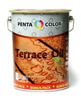 Aliejus terasoms su tungu Pentacolor Terrace Oil, tamsiai ruda, 4.5 l