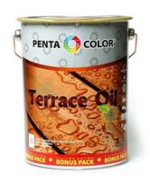 Aliejus terasoms su tungu Pentacolor Terrace Oil, rudas, 4.5 l