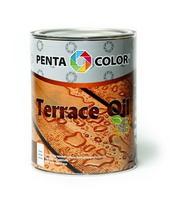 Aliejus terasoms su tungu Pentacolor Terrace Oil, tamsiai rudas, 0.9 l