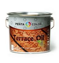 Aliejus terasoms su tungu Pentacolor Terrace Oil, pilkas, 2.7 l