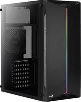 atx korpusai - Aerocool Split RGB ATX Mid-Tower Black - 1 nuotrauka