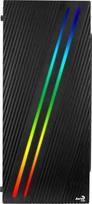 atx korpusai - Aerocool Streak RGB ATX Mid-Tower Black - 6 nuotrauka