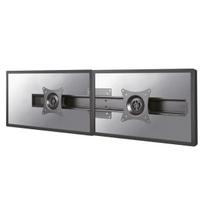 televizoriaus laikiklis adapteris - NEWSTAR FLAT SCREEN CROSS BAR (TO MAKE A SINGLE MOUNT DUAL SCREEN) 10-27" BLACK - 2 nuotrauka