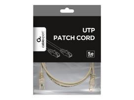 utp kabelis 0 5 - GEMBIRD PP12-0.5M Gembird patchcord RJ45, cat.5e, UTP, 0.5m, gray - 2 nuotrauka