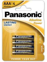 aaa 1.5v - Panasonic LR03 Alkaline Battery AAA-S x 4 - 1 nuotrauka