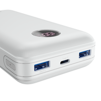 5v 2a power bank - CANYON  PB-2002 Power bank 20000mAh Li-poly battery, Input Type-C 5V3A,9V2A,18W  , Output Type - 3 nuotrauka