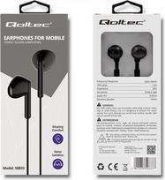italeru - Qoltec Earphones 50813 Black (Juodos) - 3 nuotrauka