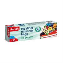 PACLAN šaldymo maišeliai su užsegimu, 1 l, 15 vnt.