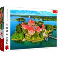 puzzle deliones 1000 - TREFL dėlionė „Trakų pilis“ 1000 det. - 1 nuotrauka