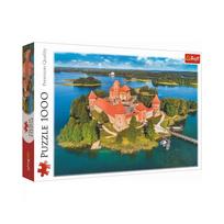 puzzle deliones 1000 - TREFL dėlionė „Trakų pilis“ 1000 det. - 3 nuotrauka