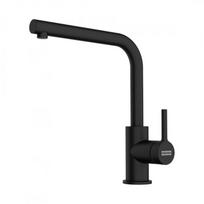 franke plautuve - Franke Lina L 115.0693.393, juodas matinis (Black matte) - 1 nuotrauka