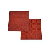 Guminės plytelės Nežinomas, 50 x 50 x 3 cm, Raudona (Red)