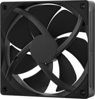 nzxt case - NZXT F120P 120 mm Ventiliatorius Juodas (Black) - 4 nuotrauka