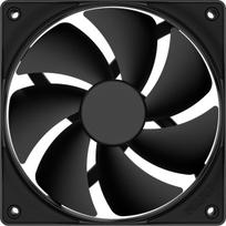 nzxt case - NZXT F120P 120 mm Ventiliatorius Juodas (Black) - 5 nuotrauka
