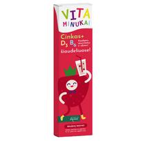 cinkas papildai vaikams - ACORUS BALANCE VITAMINUKAI šiaudeliuose, braškių skonio, 10 vnt. - 2 nuotrauka