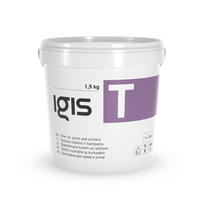 itrukimu glaistas - Glaistas IGIS T, siūlėms ir įtrūkimams, balta/pilka (White/Grey), 1.5 kg - 2 nuotrauka