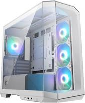 micro atx - MSI MAG PANO M100R PZ Micro Tower Baltas (White) - 3 nuotrauka
