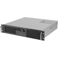 korpusas silverstone - SilverStone SST-RM23-502-MINI Juodas (Black) - 1 nuotrauka