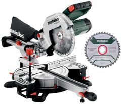 skersinio pjovimo stakles - Metabo KGS 216 M SET 1200W + papildomas diskas - 1 nuotrauka