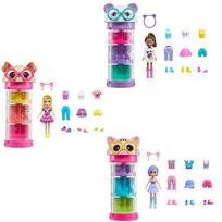 polly pocket - Polly Pocket mados priedų ir spintos rinkinys - 2 nuotrauka