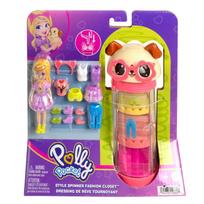 polly pocket - Polly Pocket mados priedų ir spintos rinkinys - 7 nuotrauka