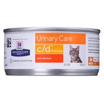 urinary katems - Šlapias kačių maistas Hill's c/d Multicare Urinary Care, vištiena, 0.156 kg - 1 nuotrauka