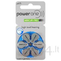 baterijos klausos aparatams - Varta Power One PR44 675 Baterijos klausos aparatams 6 vnt. - 1 nuotrauka